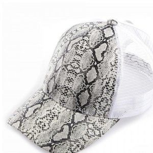 Snakeskin Pony Trucker cap